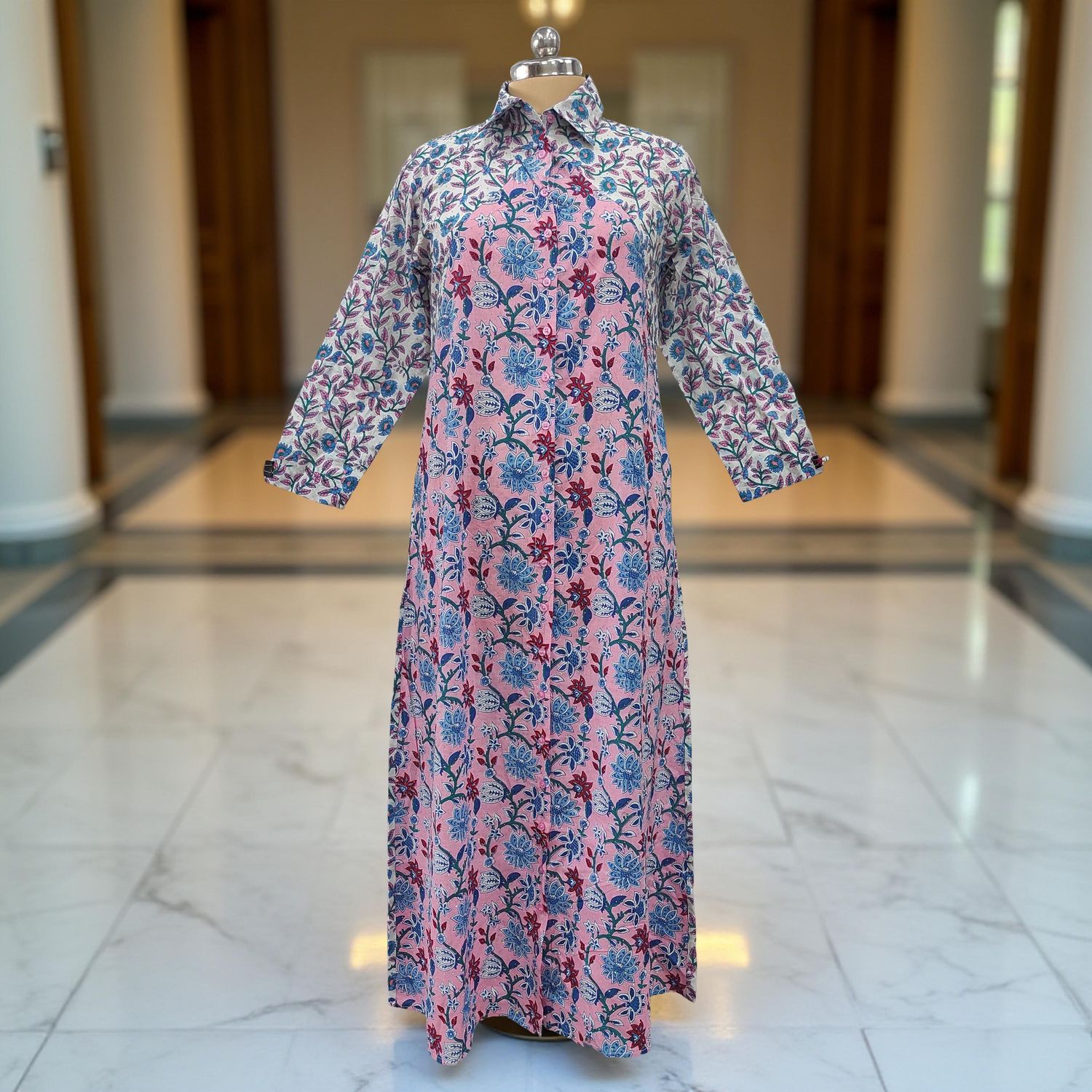Cotton Jalabiya Dress Honey Crystal 10