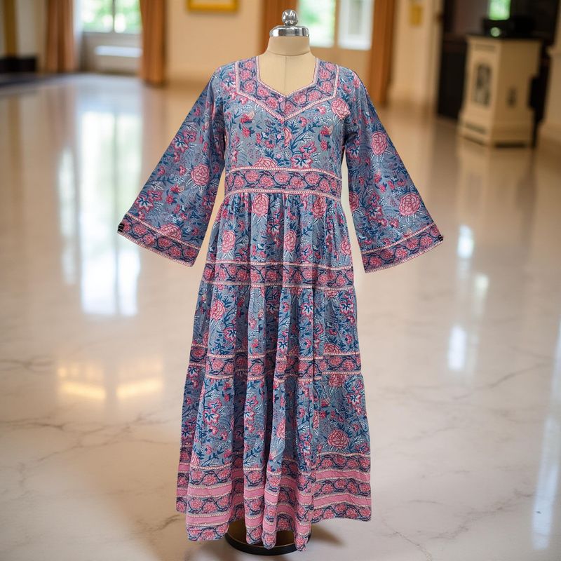 Cotton Jalabiya Dress Huda Crystal 01