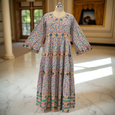 Cotton Jalabiya Dress Huda Crystal 02