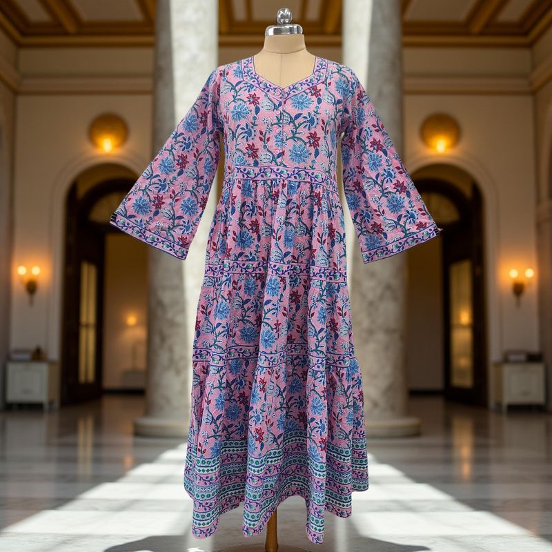 Cotton Jalabiya Dress Huda Crystal 04