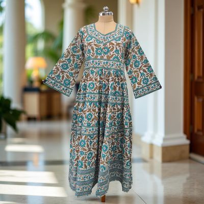 Cotton Jalabiya Dress Huda Crystal 03