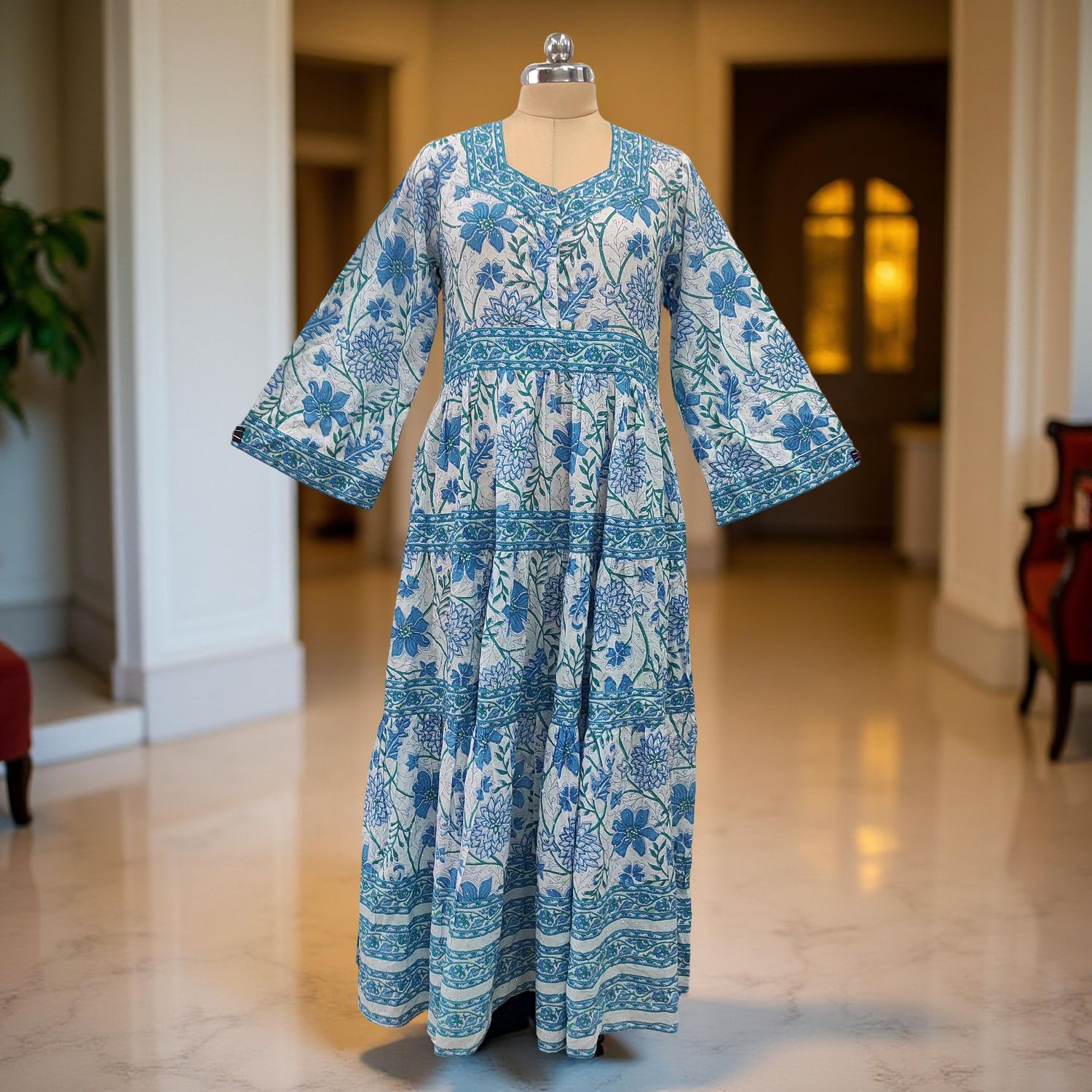Cotton Jalabiya Dress Huda Crystal 06