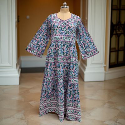 Cotton Jalabiya Dress Huda Crystal 10