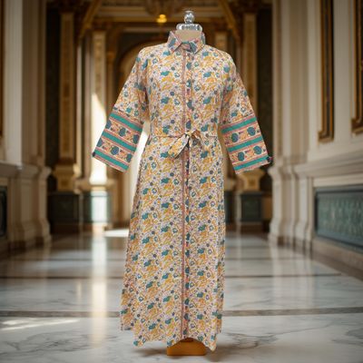 Cotton Jalabiya Dress Tansy Crystal 04