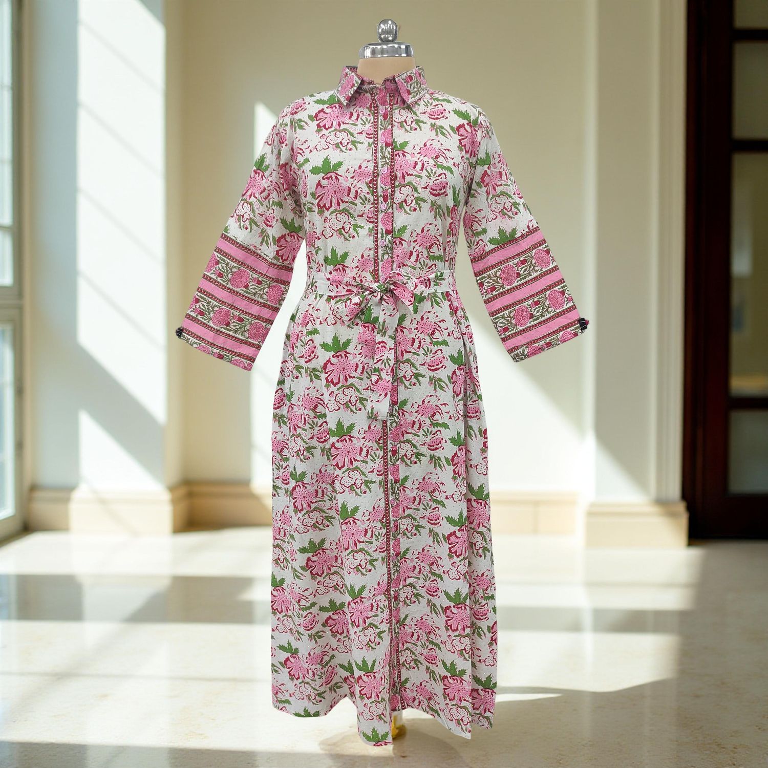 Cotton Jalabiya Dress Tansy Crystal 05
