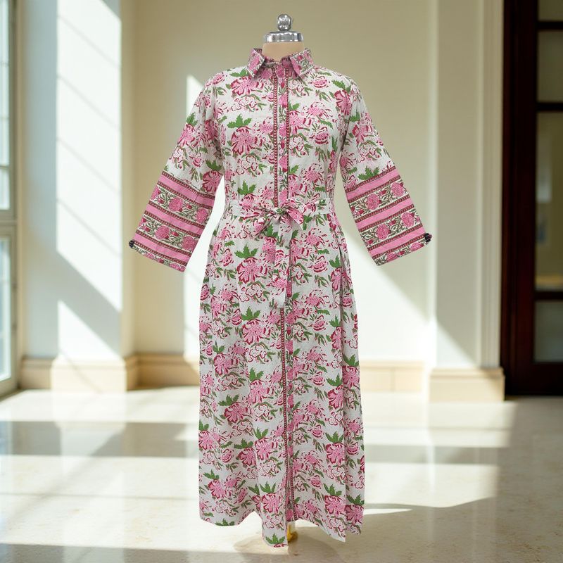 Cotton Jalabiya Dress Tansy Crystal 05