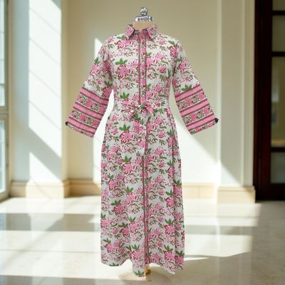 Cotton Jalabiya Dress Tansy Crystal 05
