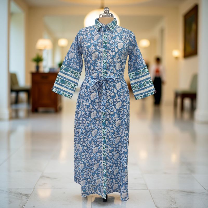Cotton Jalabiya Dress Tansy Crystal 07