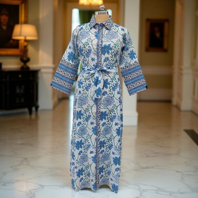 Cotton Jalabiya Dress Tansy Crystal 09