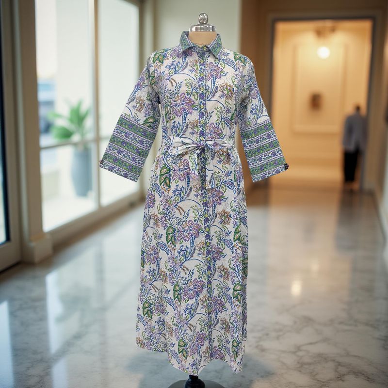 Cotton Jalabiya Dress Tansy Crystal 06
