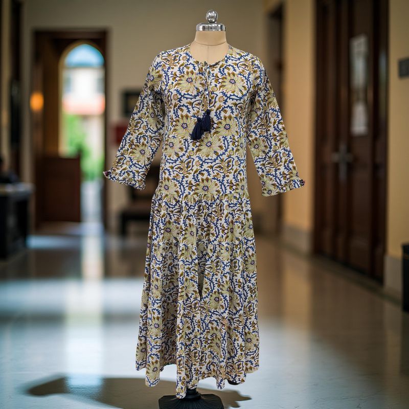 Cotton Jalabiya Dress Razia Crystal 05