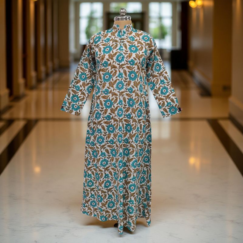 Cotton Jalabiya Dress Sofi Crystal 08