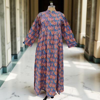 Cotton Jalabiya Double Closh Dress Afra Crystal 02