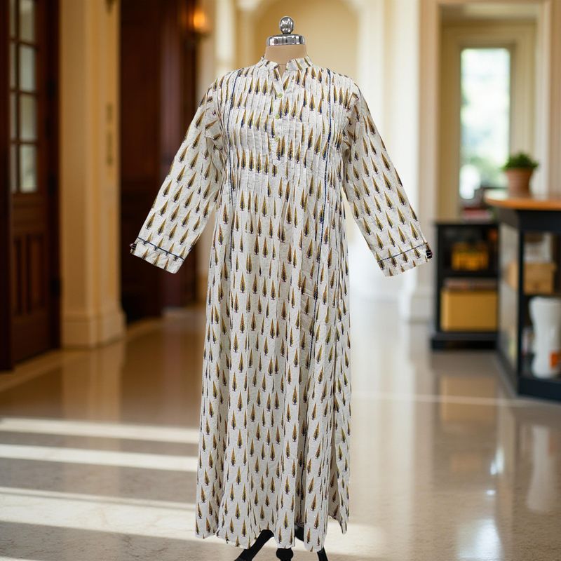 Cotton Jalabiya Double Closh Dress Afra Crystal 05