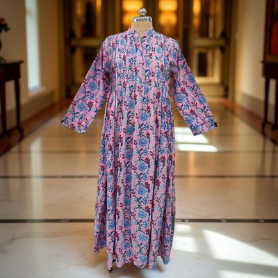 Cotton Jalabiya Double Closh Dress Afra Crystal 07