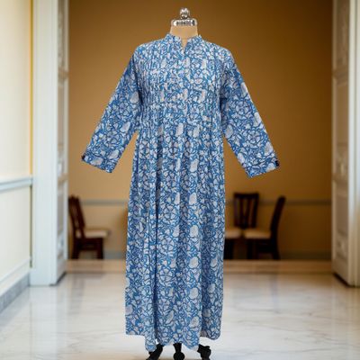 Cotton Jalabiya Double Closh Dress Afra Crystal 06