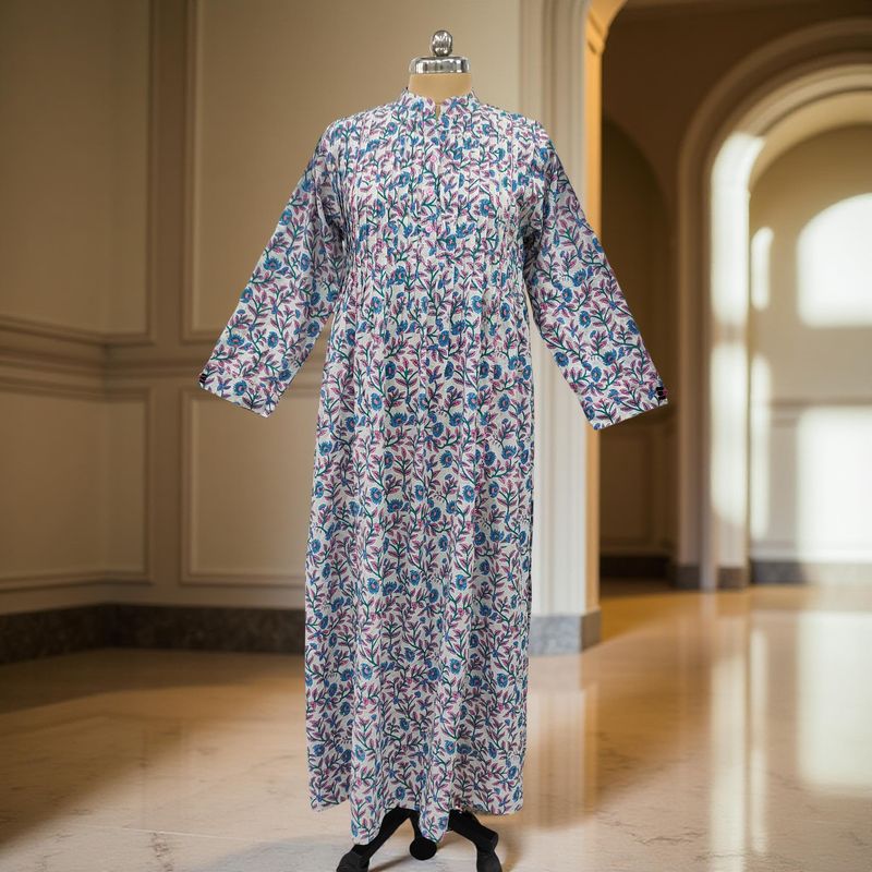 Cotton Jalabiya Double Closh Dress Afra Crystal 08