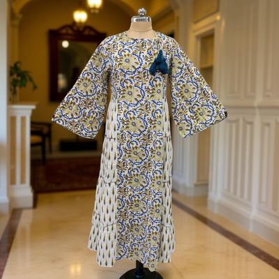 Cotton Jalabiya Double Closh Dress Cindrella Crystal 01