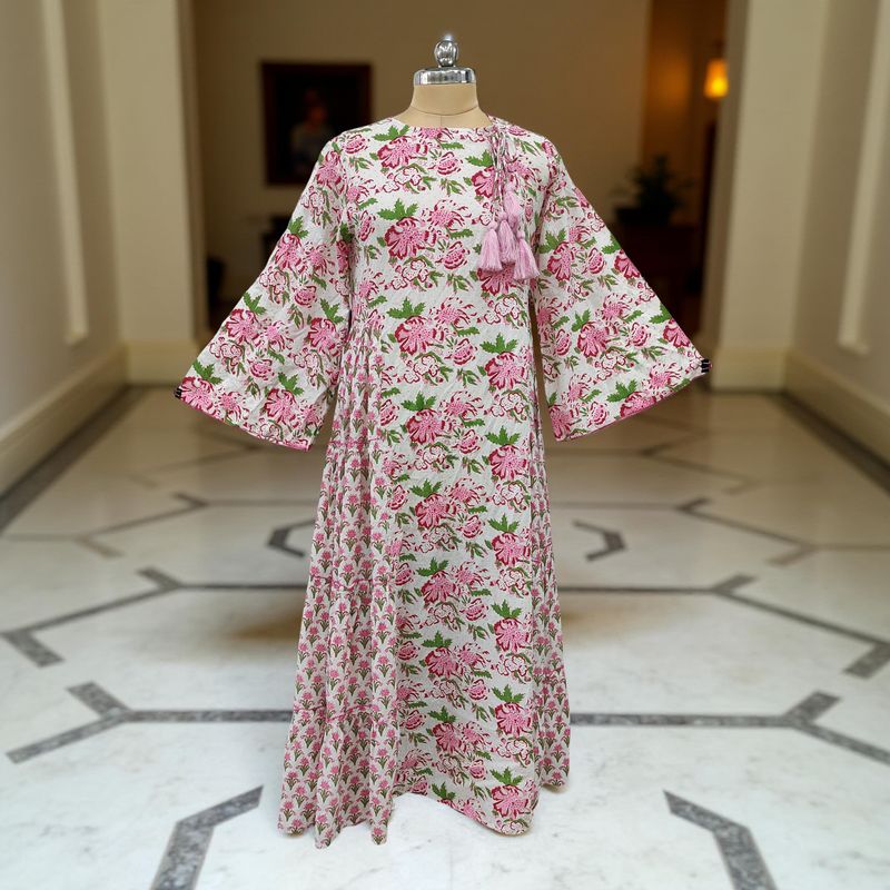 Cotton Jalabiya Double Closh Dress Cindrella Crystal 06