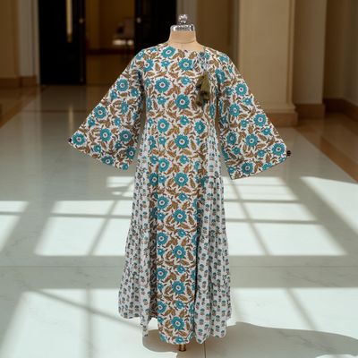 Cotton Jalabiya Double Closh Dress Cindrella Crystal 08