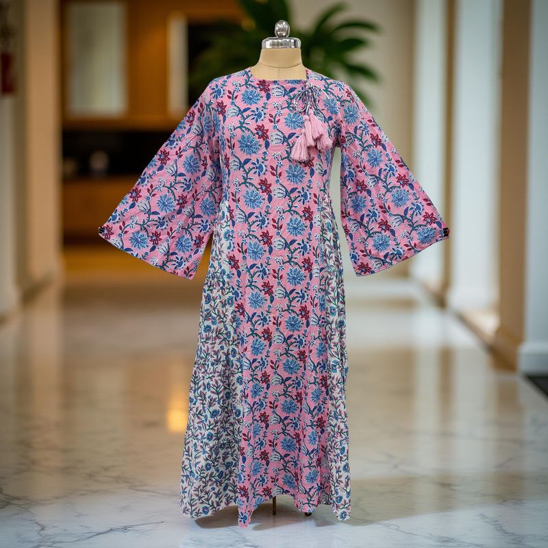 Cotton Jalabiya Double Closh Dress Cindrella Crystal 10