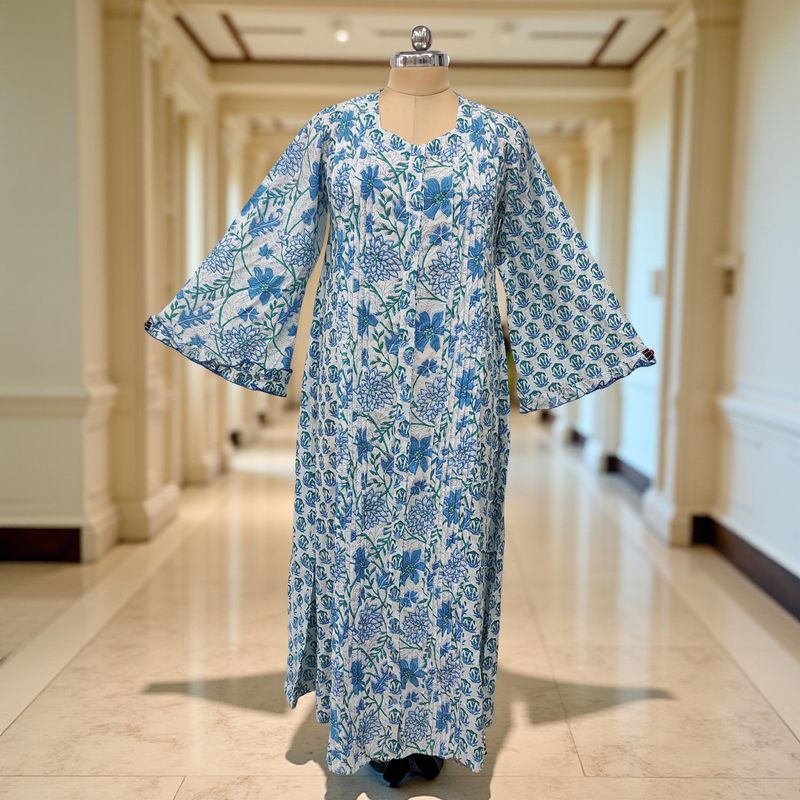 Cotton Jalabiya Dress Nura Crystal 10