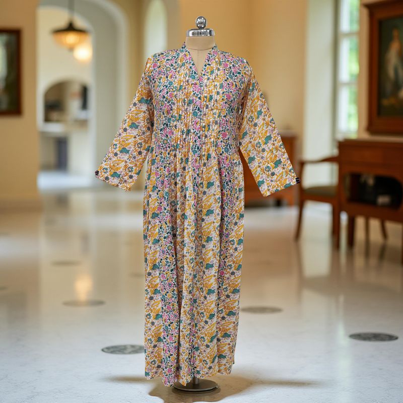 Cotton Jalabiya Dress Aqila Crystal 05