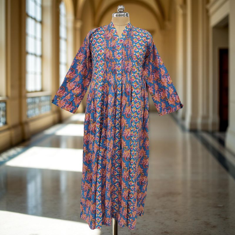 Cotton Jalabiya Dress Aqila Crystal 04