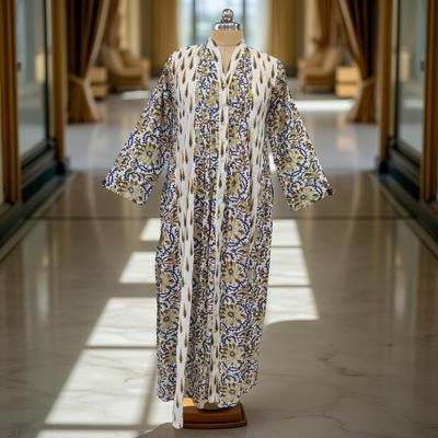 Cotton Jalabiya Dress Aqila Crystal 07