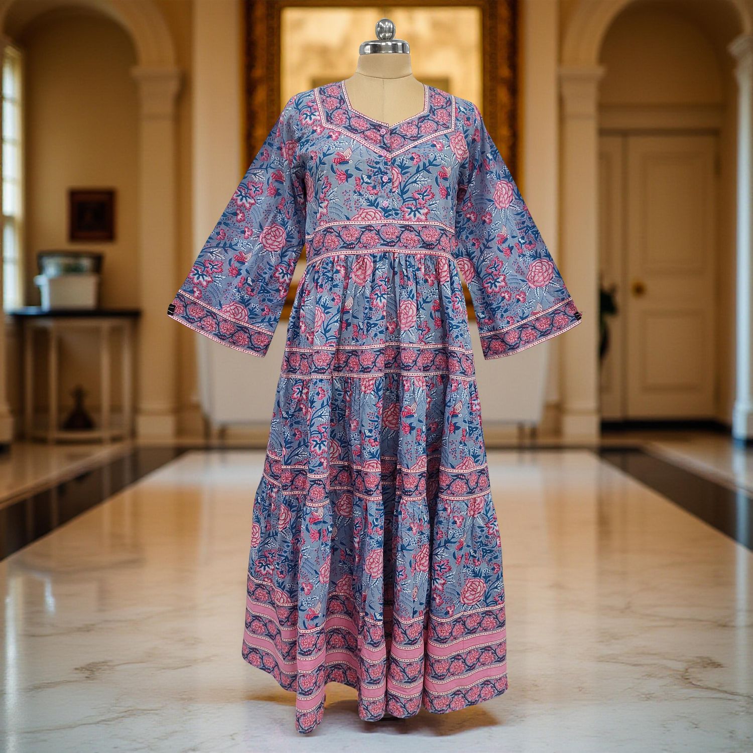 Cotton Jalabiya Dress Huda 01