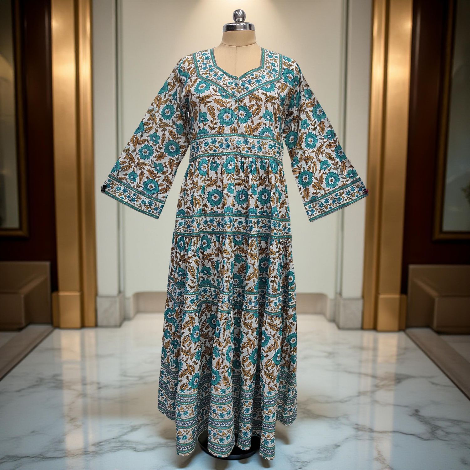 Cotton Jalabiya Dress Huda 03