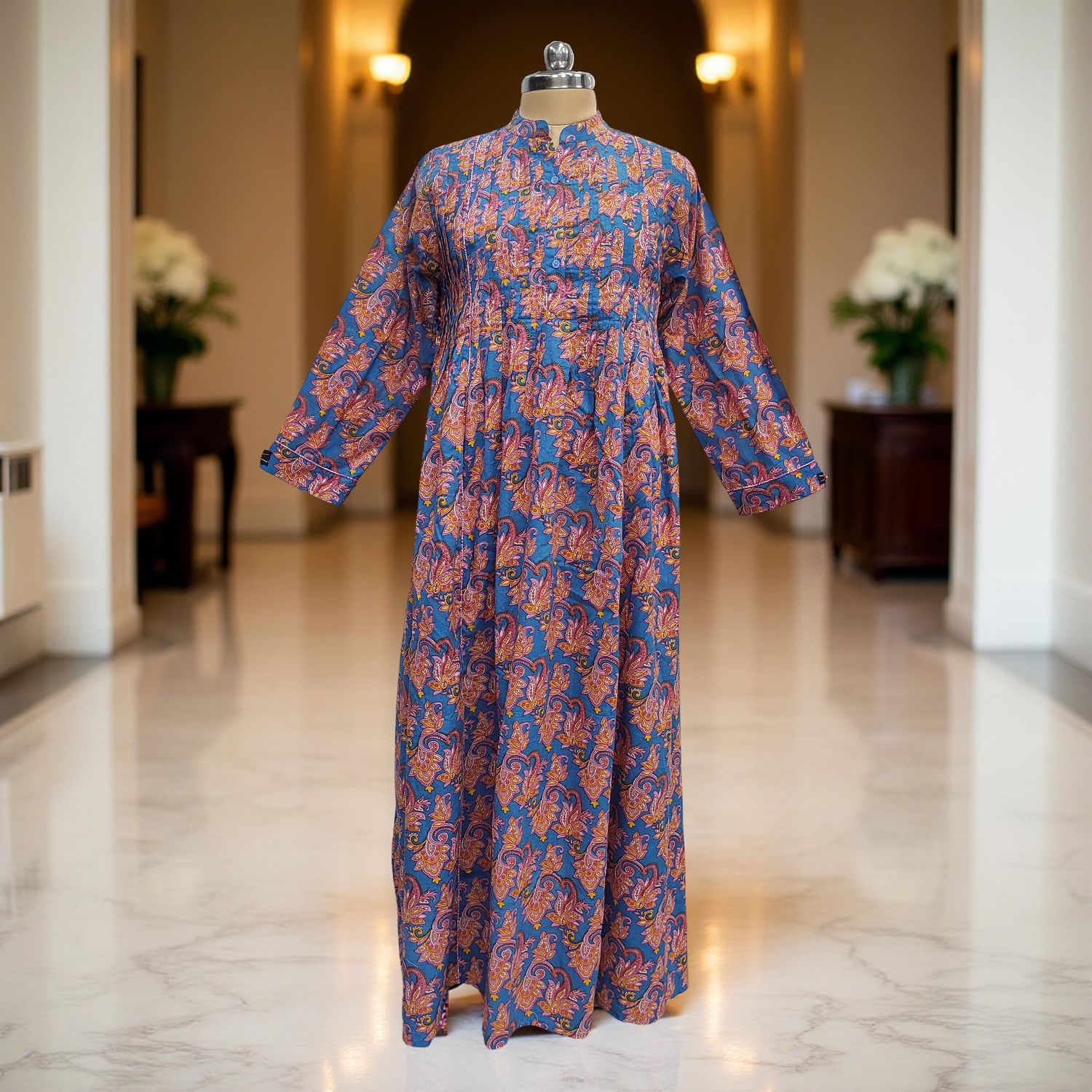 Cotton Jalabiya Double Closh Dress Afra 02