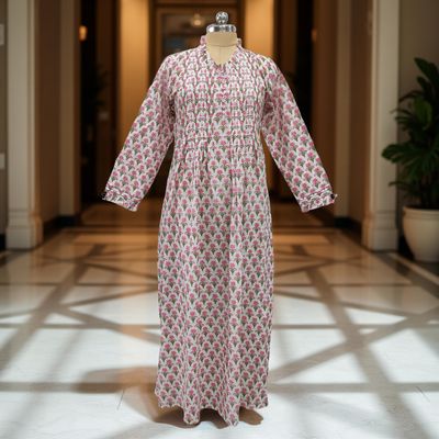 Cotton Jalabiya Dress Sparrow 01