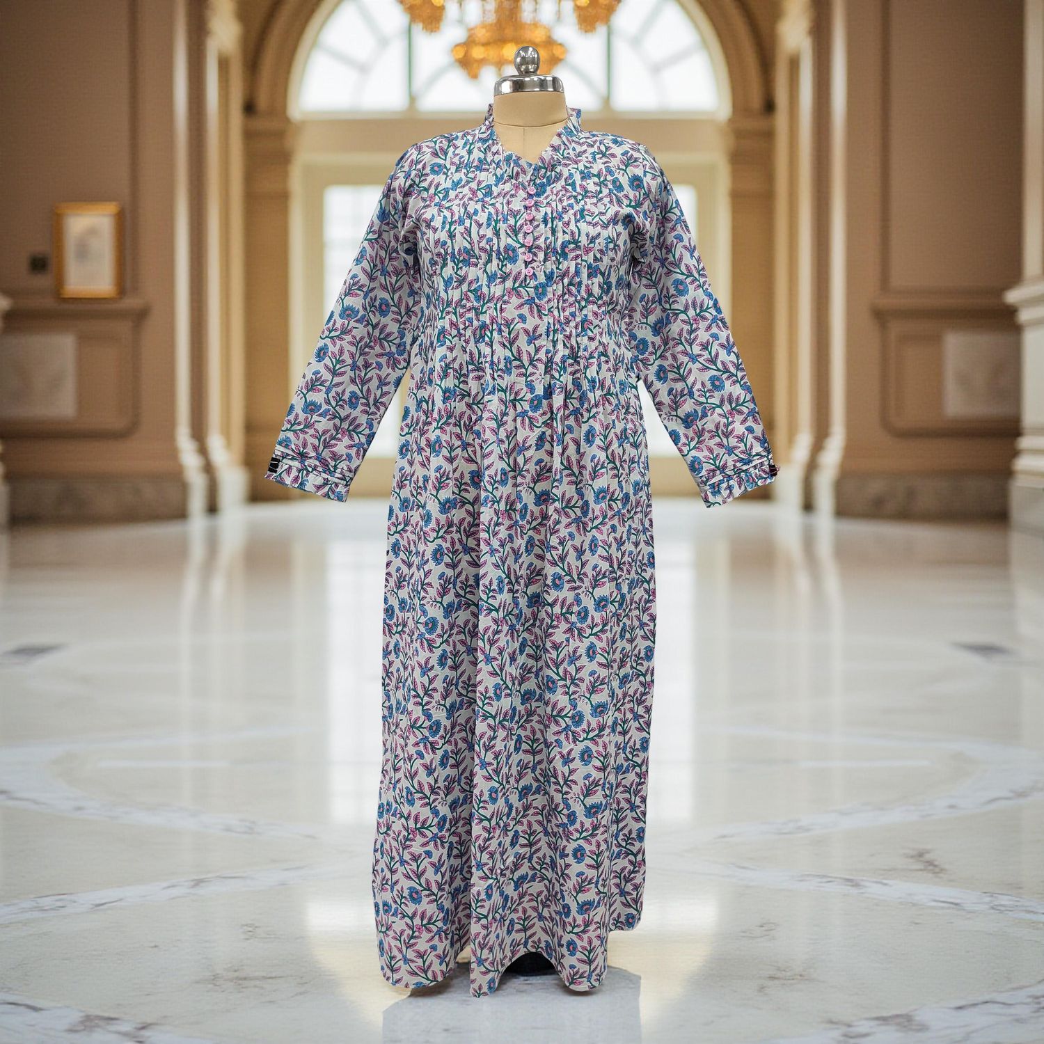 Cotton Jalabiya Dress Sparrow 04