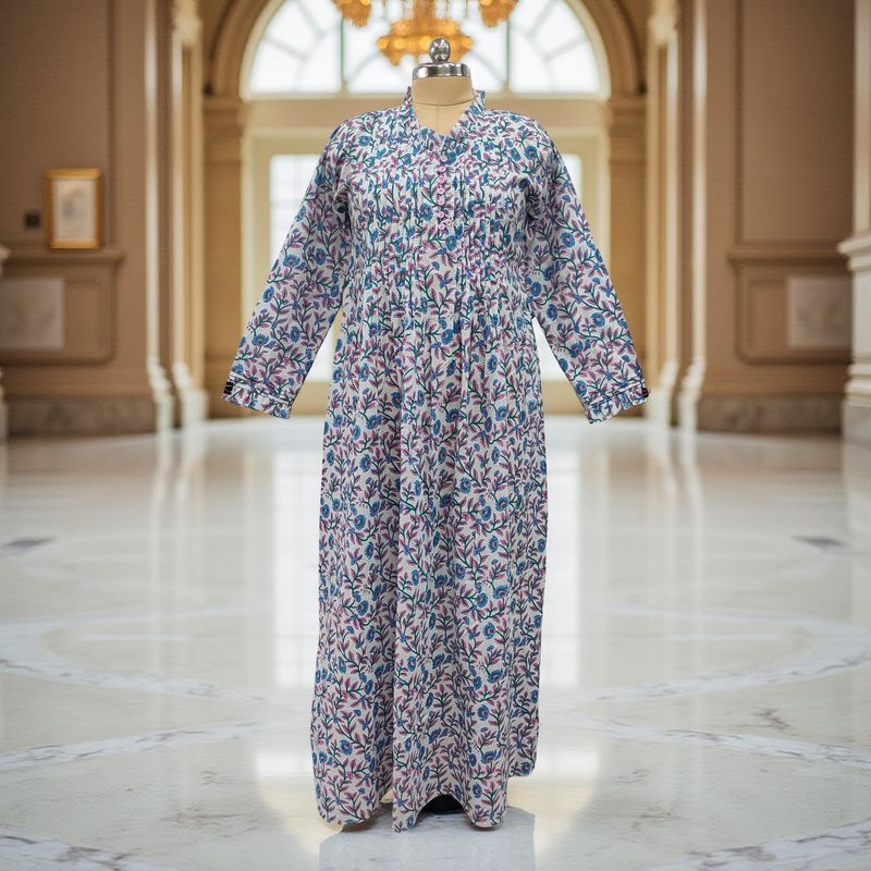 Cotton Jalabiya Dress Sparrow 04