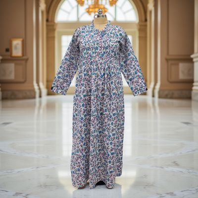 Cotton Jalabiya Dress Sparrow 04