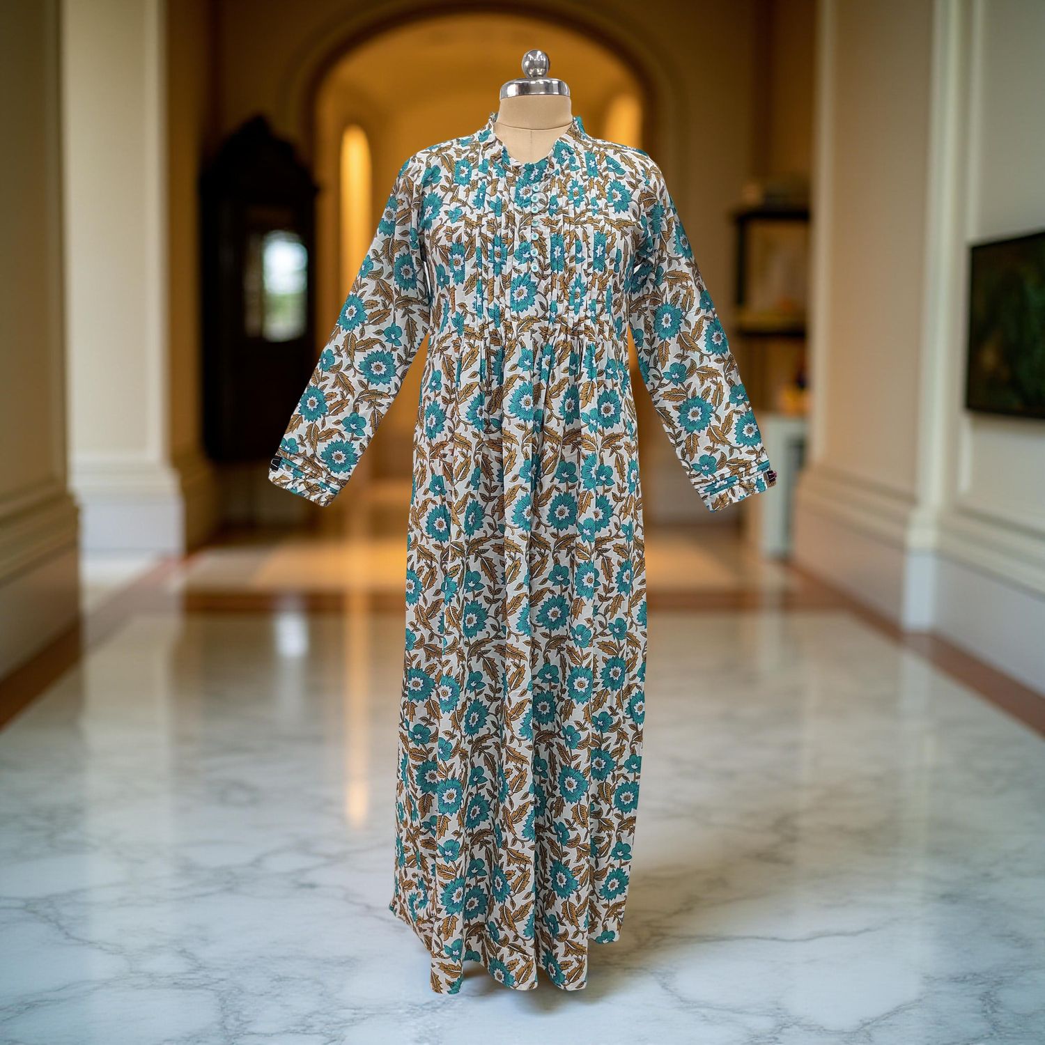 Cotton Jalabiya Dress Sparrow 05