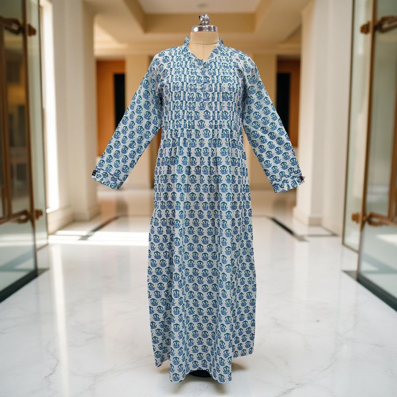 Cotton Jalabiya Dress Sparrow 08