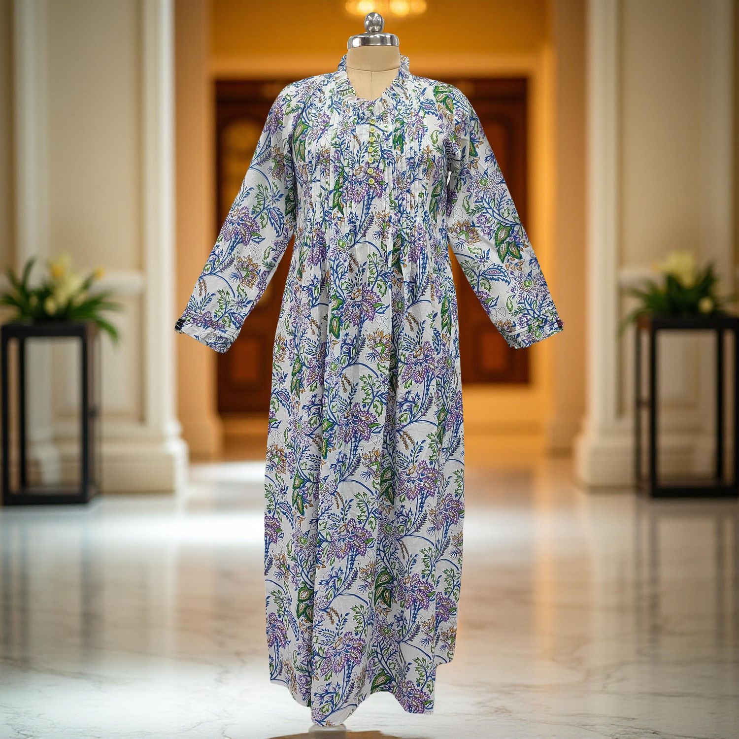 Cotton Jalabiya Dress Sparrow 03