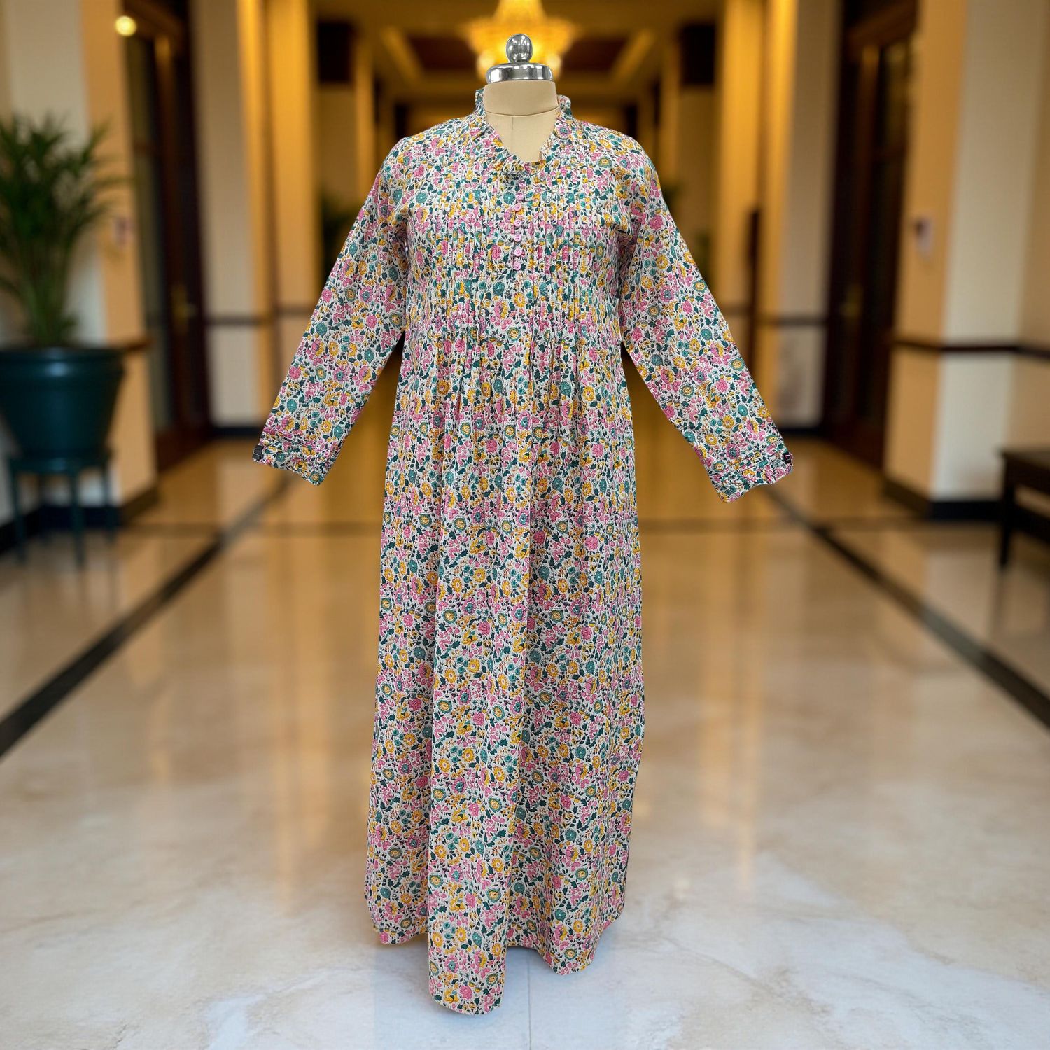 Cotton Jalabiya Dress Sparrow 06