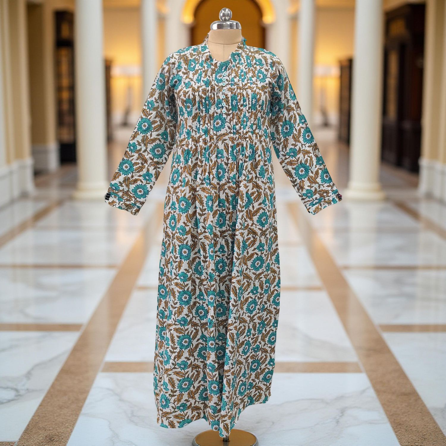 Cotton Jalabiya Dress Sparrow Crystal 05