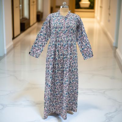 Cotton Jalabiya Dress Sparrow Crystal 04