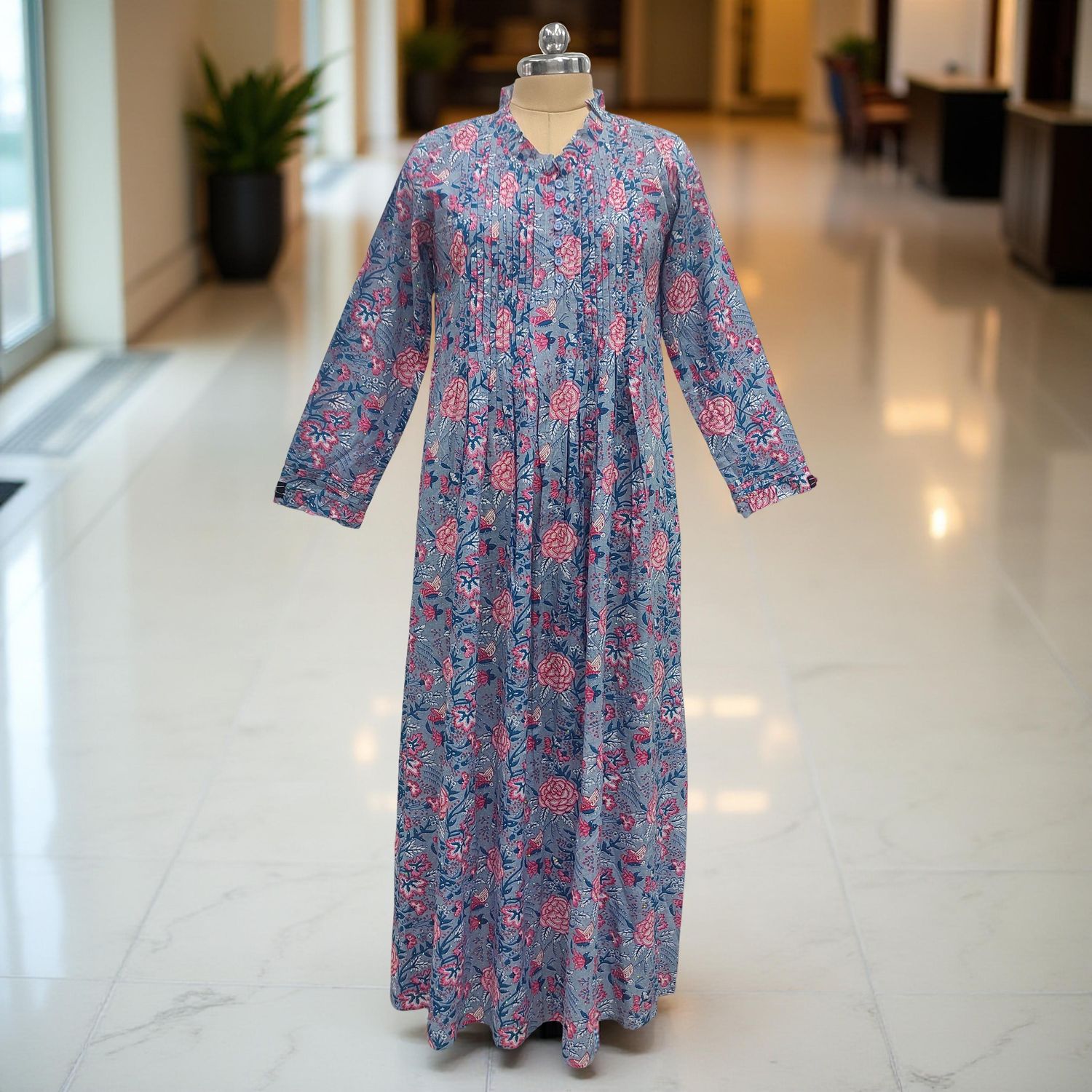 Cotton Jalabiya Dress Sparrow Crystal 09