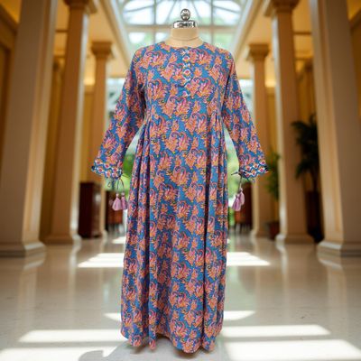 Cotton Jalabiya Dress Jasmine Crystal 03
