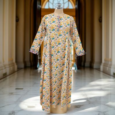 Cotton Jalabiya Dress Jasmine Crystal 08