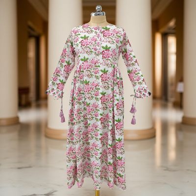 Cotton Jalabiya Dress Jasmine Crystal 04