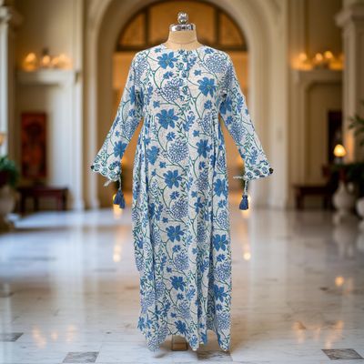 Cotton Jalabiya Dress Jasmine Crystal 05