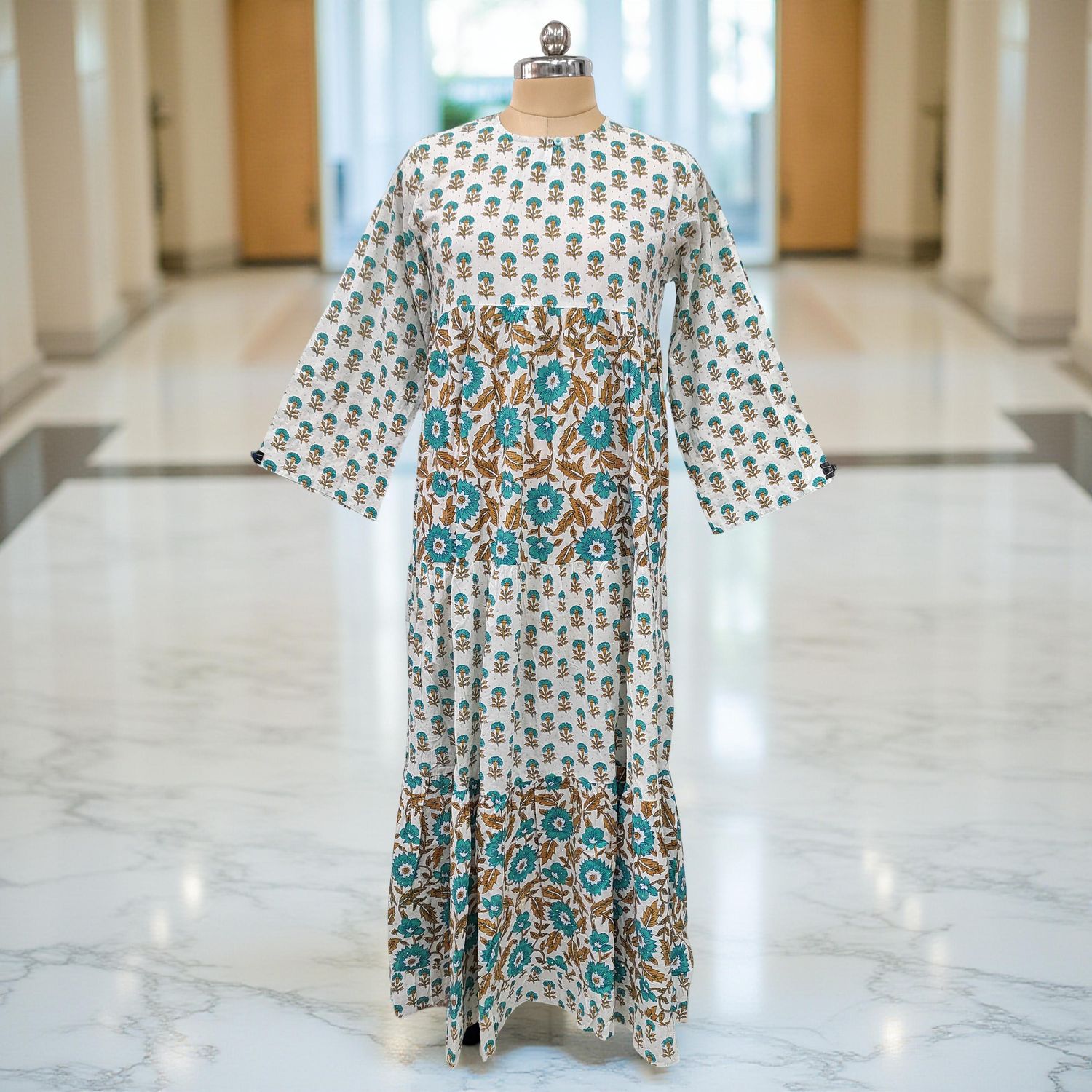 Cotton Jalabiya Dress Layla Crystal 04
