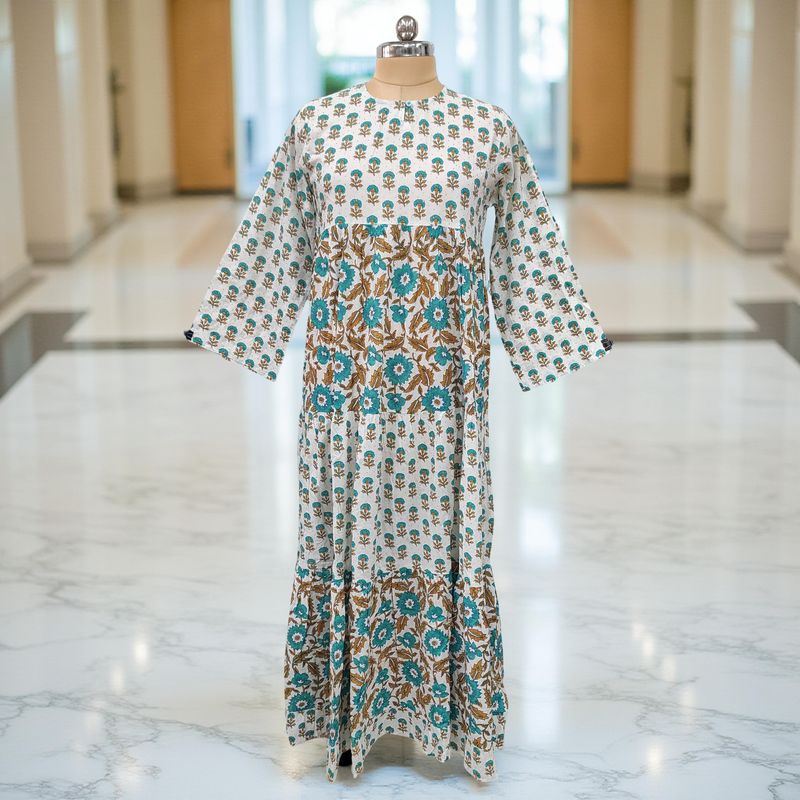 Cotton Jalabiya Dress Layla Crystal 04