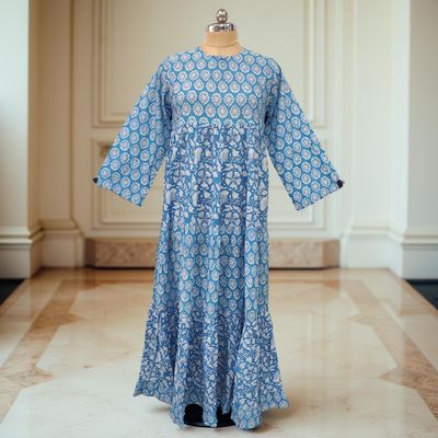 Cotton Jalabiya Dress Layla Crystal 07